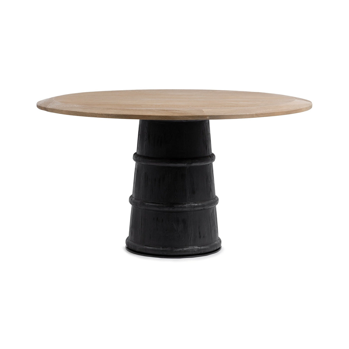 Lunen Soft Reef Noir 55" Round Dining Table