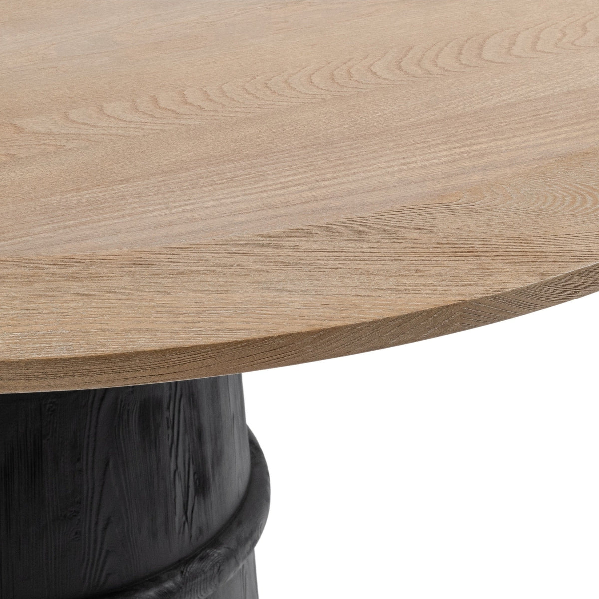 Lunen Soft Reef Noir 55" Round Dining Table