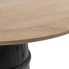 Lunen Soft Reef Noir 55" Round Dining Table