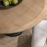 Lunen Soft Reef Noir 55" Round Dining Table