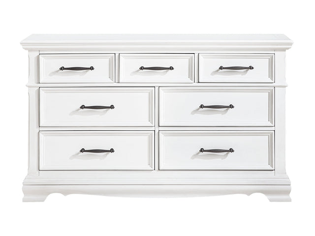Lunera White Dresser - Ornate Home