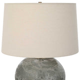 Lunia Gray Glass Table Lamp - Ornate Home