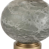Lunia Gray Glass Table Lamp - Ornate Home