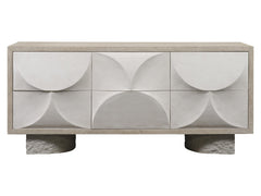 Lunula Sand Grey/Vellum/Flaxen Dresser - Ornate Home