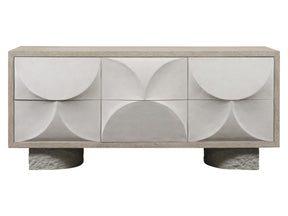 Lunula Sand Grey/Vellum/Flaxen Dresser - Ornate Home