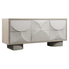 Lunula Sand Grey/Vellum/Flaxen Dresser - Ornate Home
