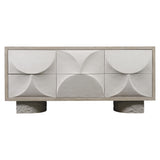 Lunula Sand Grey/Vellum/Flaxen Dresser - Ornate Home