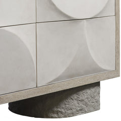Lunula Sand Grey/Vellum/Flaxen Dresser - Ornate Home