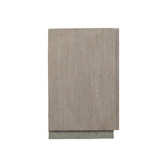 Lunula Sand Grey/Vellum/Flaxen Nightstand - Ornate Home