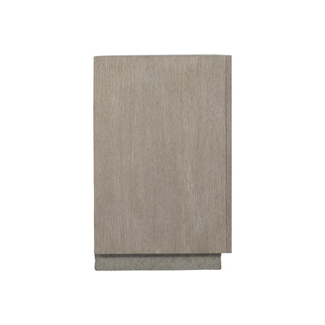 Lunula Sand Grey/Vellum/Flaxen Nightstand - Ornate Home