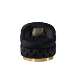Lupino Black Velvet Chair - Ornate Home