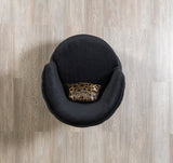 Lupino Black Velvet Chair - Ornate Home