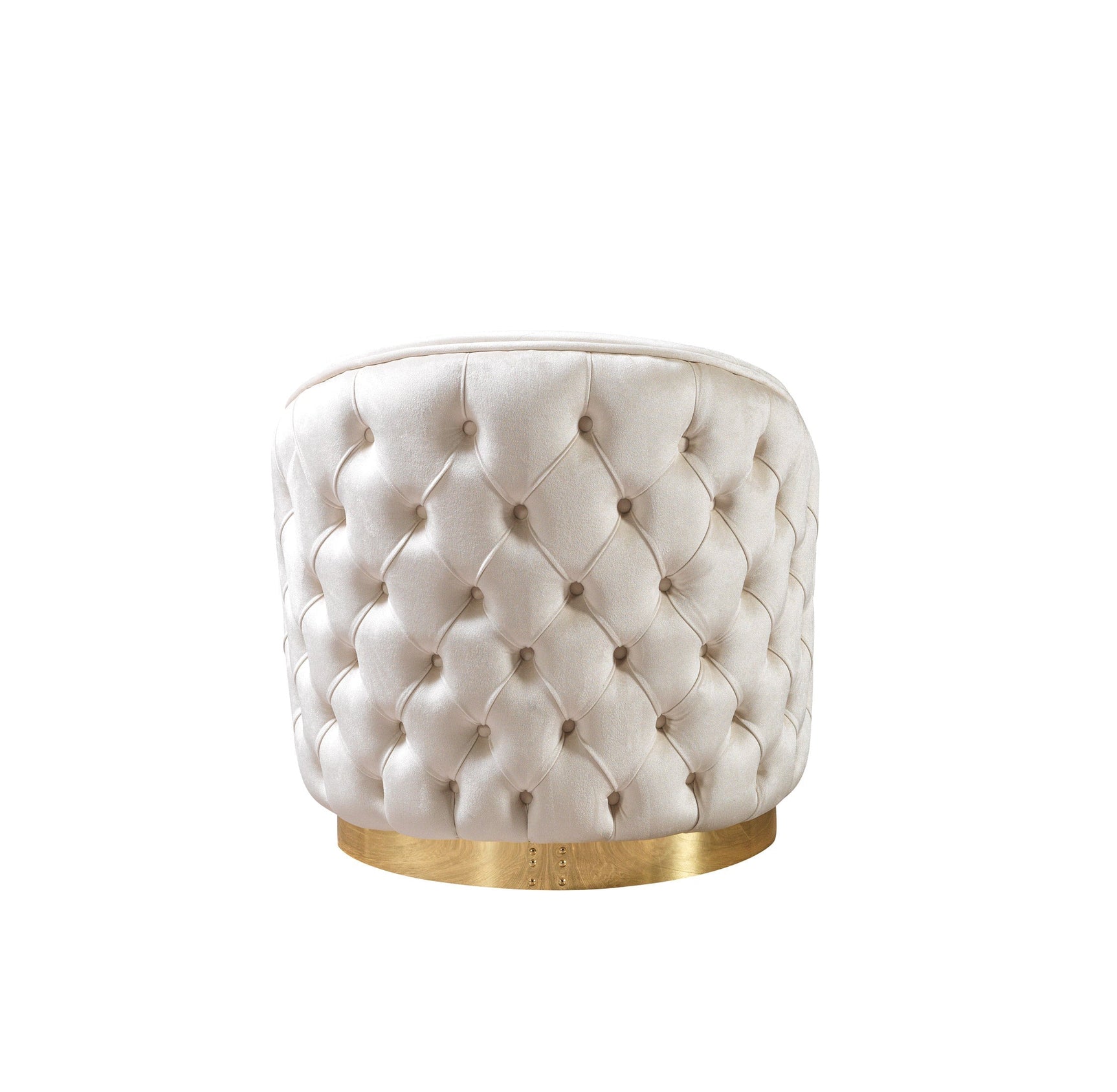 Lupino Ivory Velvet Chair - Ornate Home