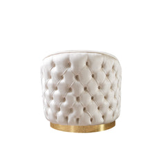 Lupino Ivory Velvet Chair - Ornate Home