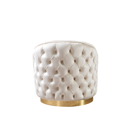 Lupino Ivory Velvet Chair - Ornate Home