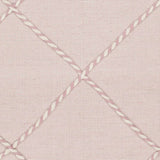 Lupton Pink Trellis Wool Rug with tassels - Clearance - Ornate Home