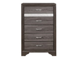 Luster Gray Chest w/ 6 Drawers - Ornate Home