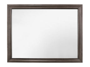 Luster Gray Dresser Top Bedroom Mirror - Ornate Home