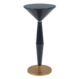 Luster Navy Blue Accent Table - Ornate Home