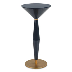 Luster Navy Blue Accent Table - Ornate Home