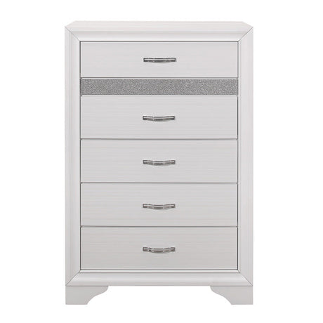 Luster White Chest - Ornate Home