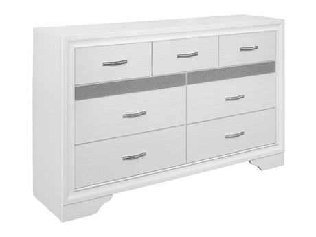 Luster White Dresser - Ornate Home