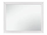 Luster White Mirror - Ornate Home