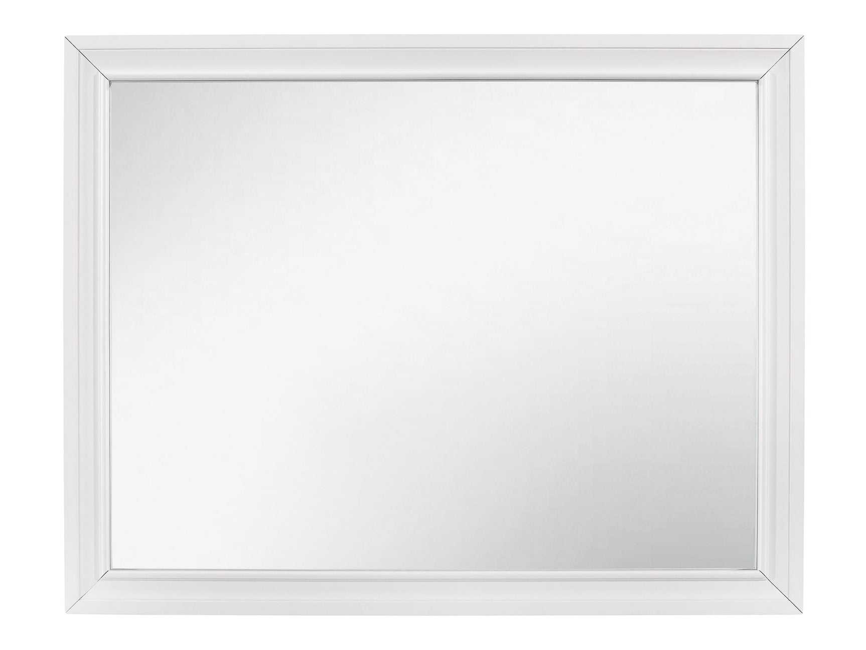 Luster White Mirror - Ornate Home