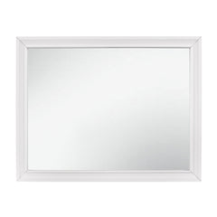 Luster White Mirror - Ornate Home
