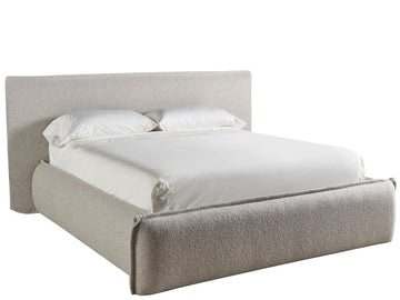 Lux Medina Pebble King Upholstered Bed - Ornate Home