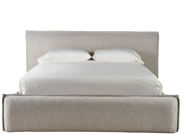 Lux Medina Pebble King Upholstered Bed - Ornate Home