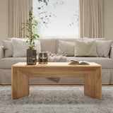 Lux Natural Cocktail Table - Ornate Home