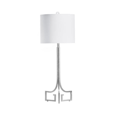 Lux Silver Table Lamp - Ornate Home