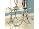 Luxa  Chrome  End Table - Ornate Home