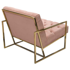 Luxe Blush Pink Accent Chair - Ornate Home