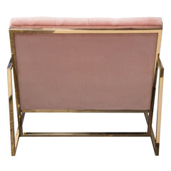 Luxe Blush Pink Accent Chair - Ornate Home