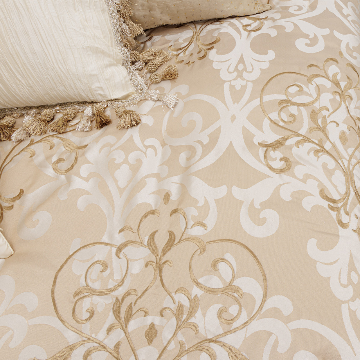 Luxembourg Crème Comforter Set - Ornate Home