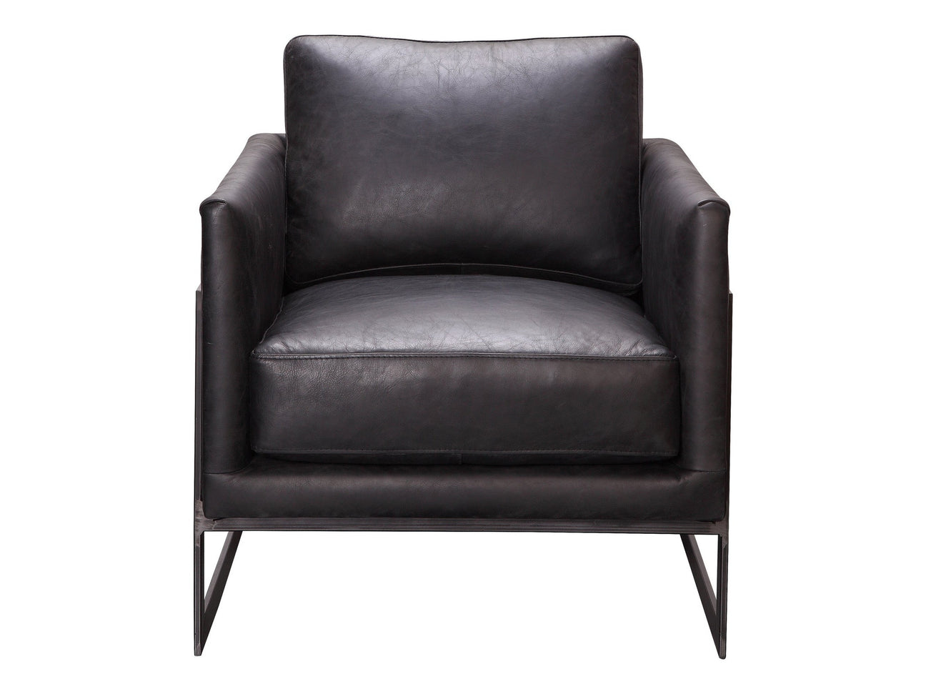 Luxley Black Club Chair - Ornate Home