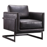 Luxley Black Club Chair - Ornate Home