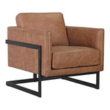 Luxley Brown Club Chair - Ornate Home