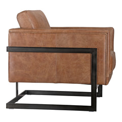 Luxley Brown Club Chair - Ornate Home