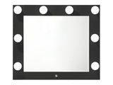 Luxo Black Vanity Top Mirror w/ LED - Ornate Home
