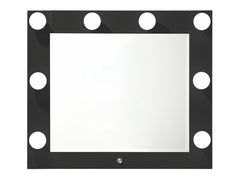 Luxo Black Vanity Top Mirror w/ LED - Ornate Home