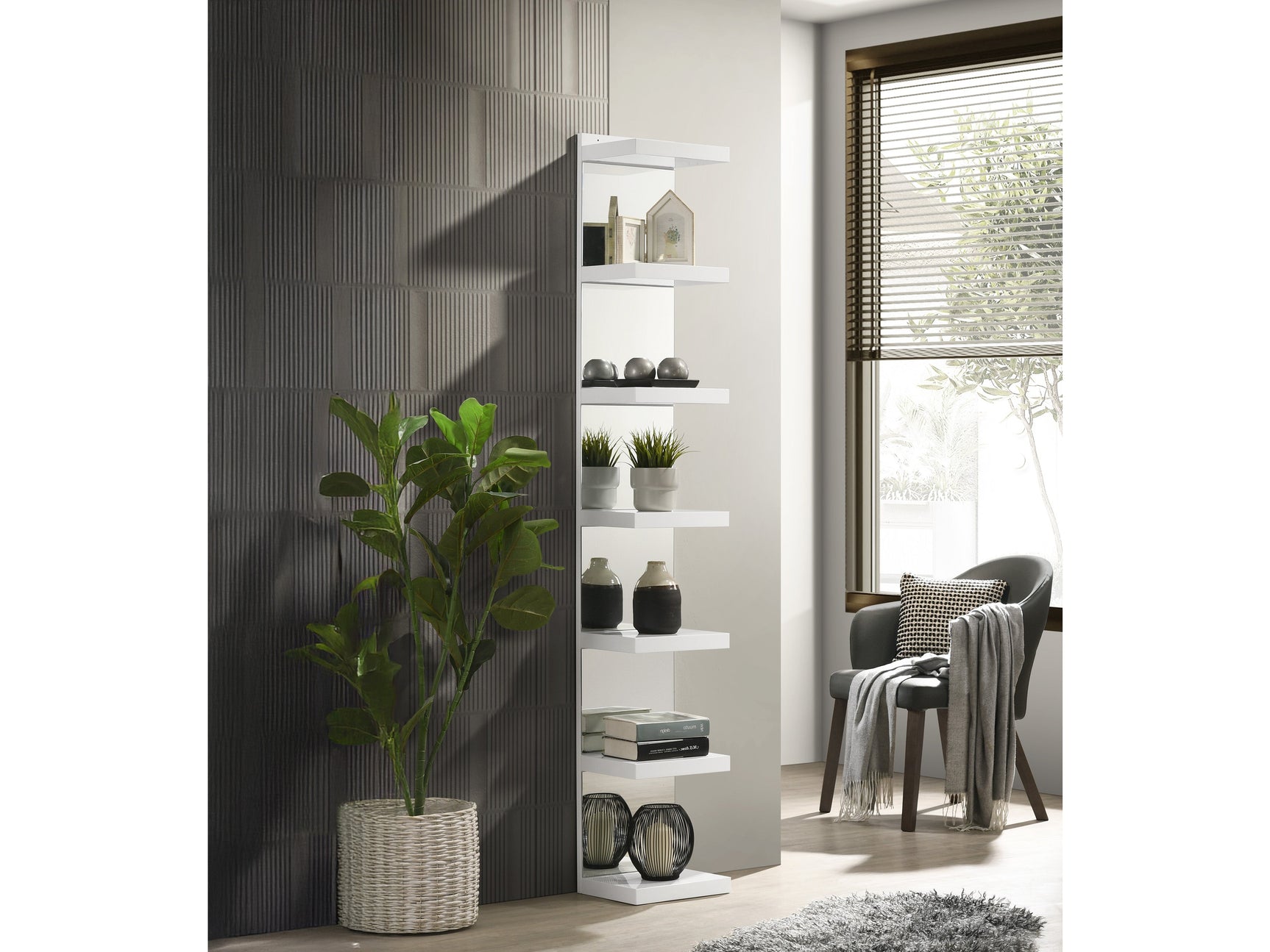 Luxo White Rack - Ornate Home