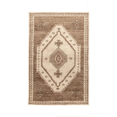 Luxor Brown Hand Knotted Rug - Ornate Home
