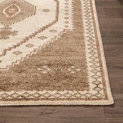 Luxor Brown Hand Knotted Rug - Ornate Home