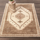 Luxor Brown Hand Knotted Rug - Ornate Home