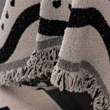 Luxurious Jacquard Couch Cover, Snag-Resistant Pet Friendly Couch Throw with Fringe - Ornate Home