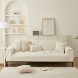 Luxurious Teddy Velvet Solid Sofa Towel - Non-Slip Waterproof Sofa Cover Furniture Protector and Pet Couch Cover - Ornate Home