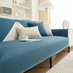 Luxurious Teddy Velvet Solid Sofa Towel - Non-Slip Waterproof Sofa Cover Furniture Protector and Pet Couch Cover - Ornate Home